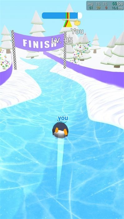 企鹅雪地赛截图2