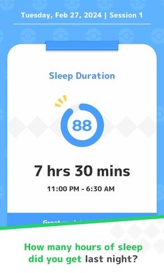 pokemon sleep睡眠类型测试截图2