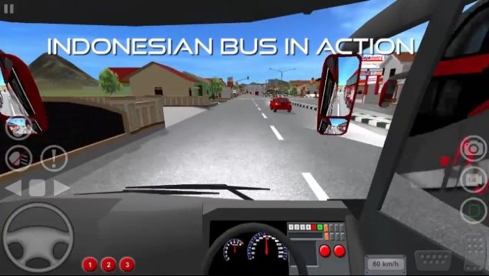 印尼巴士模拟器跑车mod截图5