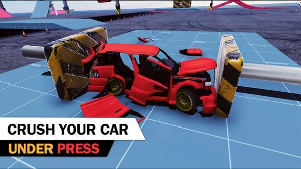 Stunt Car Crash Simulator中文版截图1